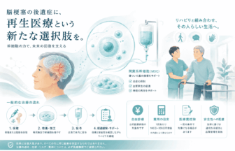 脳梗塞の後遺症に対する再生医療と幹細胞治療の概要